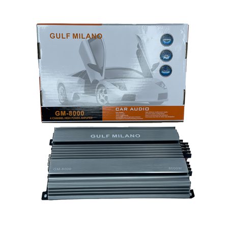 آمپلی فایر 4 کانال گلف میلانو GULF MILANO مدل GM-8000