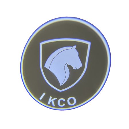 ال ای دی لوگو زیر درب ماشین (ولکام لایت) ایرانخودرو LED logo IKCO