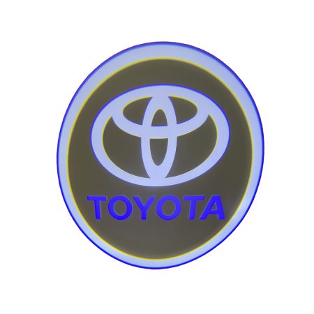 ال ای دی لوگو زیر درب ماشین (ولکام لایت) تویوتا LED logo TOYOTA